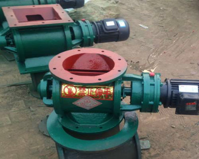 星型卸料器接触粘性物料的对应方法